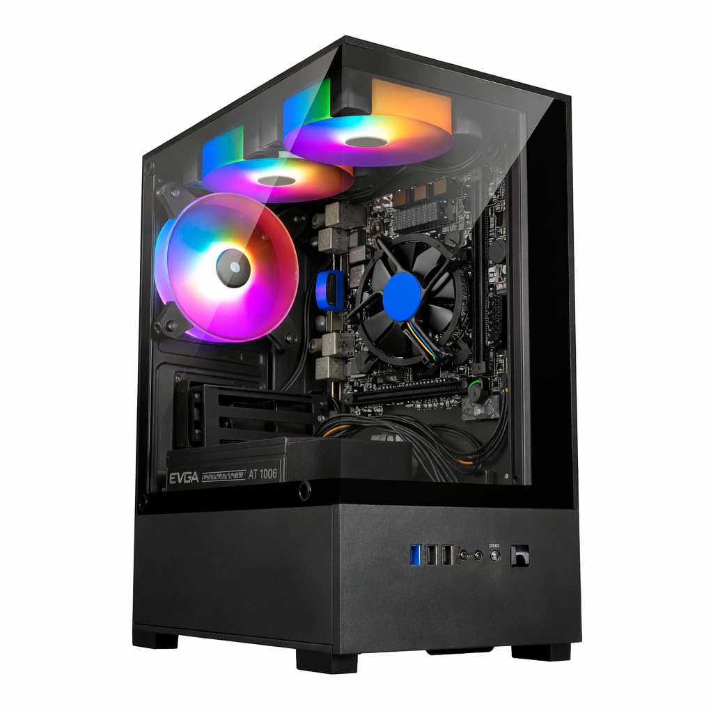CPUWala Desktop PC Core i7 6700 6th Gen | 16GB DDR4 RAM | 512GB SSD | Win 11 Pro | RGB Cabinet (3 Fans) | RGB PSU | WiFi HDMI VGA Ethernet USB 3.0 | Editing & Gaming Computer | 2 Year Warranty