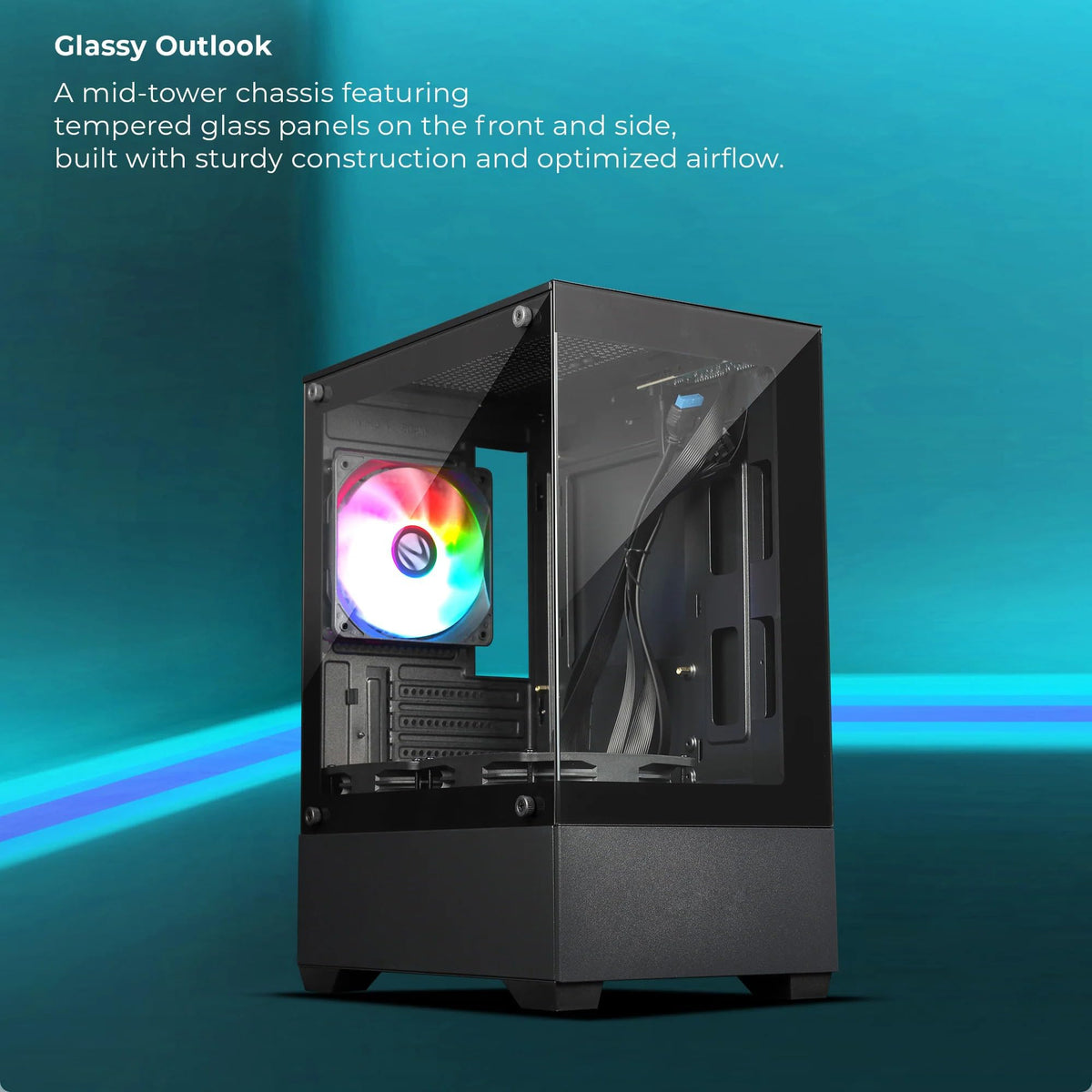 High Performance Assembled Desktop Computer | i5 8th Generation Processor | H110 Motherboard | 8GB DDR4 RAM | 256GB SSD | WiFi + Bluetooth | HDMI & VGA | Office, Business, Home, Study, Billing PC