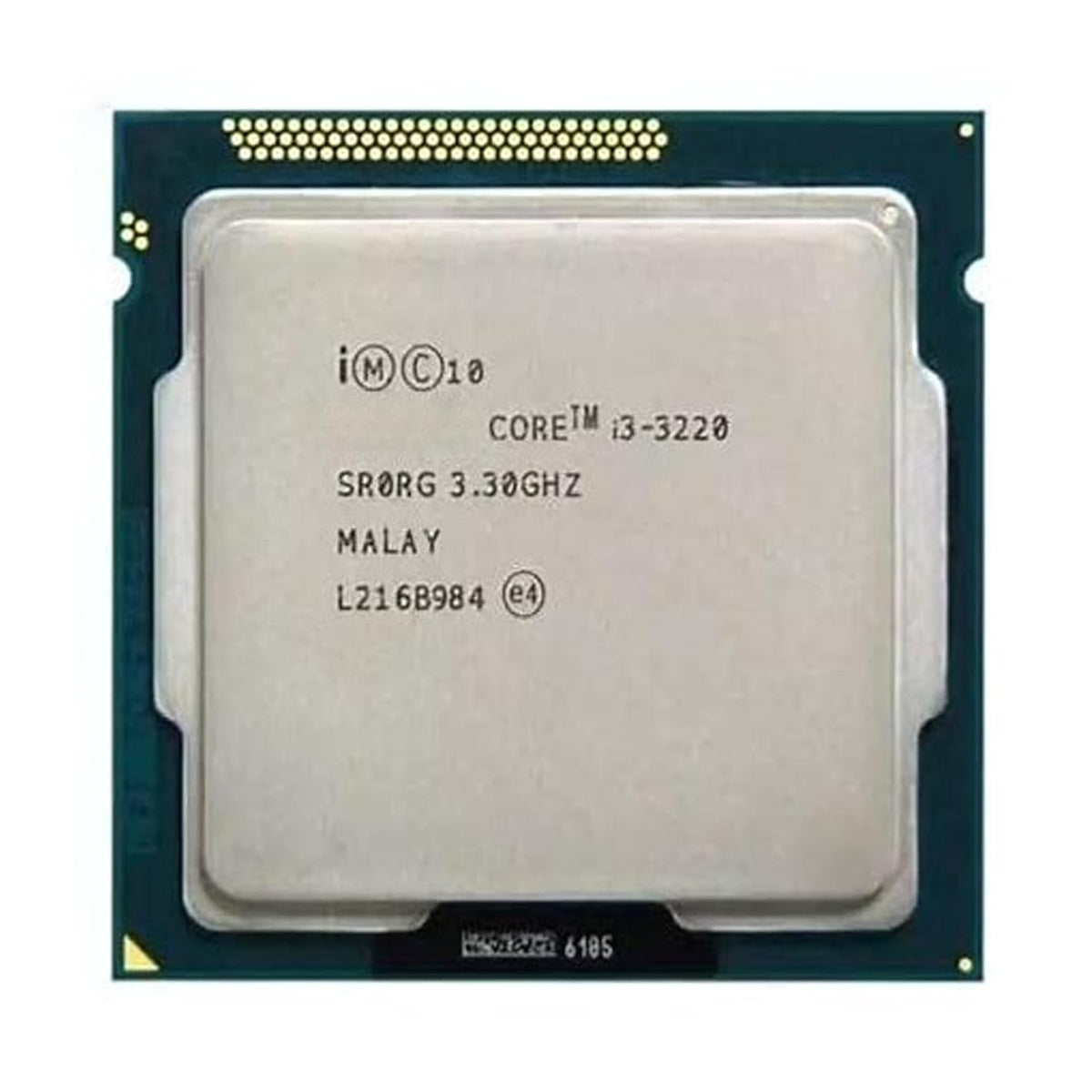 Core i3 3210/3220/3225/3240/3245/3250 3rd Generation, 2.8/2.9/3.0/3.2/3.3/3.4/3.5 GHz, LGA 1155 Socket, 2 Cores, 4 Threads, 3 MB Cache, Desktop Processor, 1 Year Warranty (Silver)