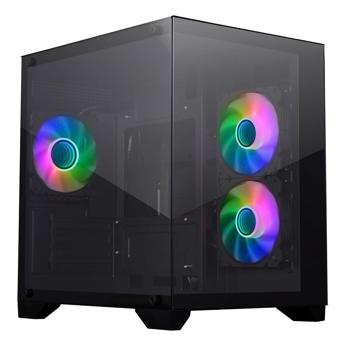 Assembled Desktop PC Core i7 8th Gen | 16GB DDR4 RAM | 512GB SSD | Win 11 Pro + MS Office 2021 | HDMI & VGA USB 3.0 | RGB Cabinet (3 Fans) | RGB 500W PSU | Editing & Gaming Computer | Ready to Use