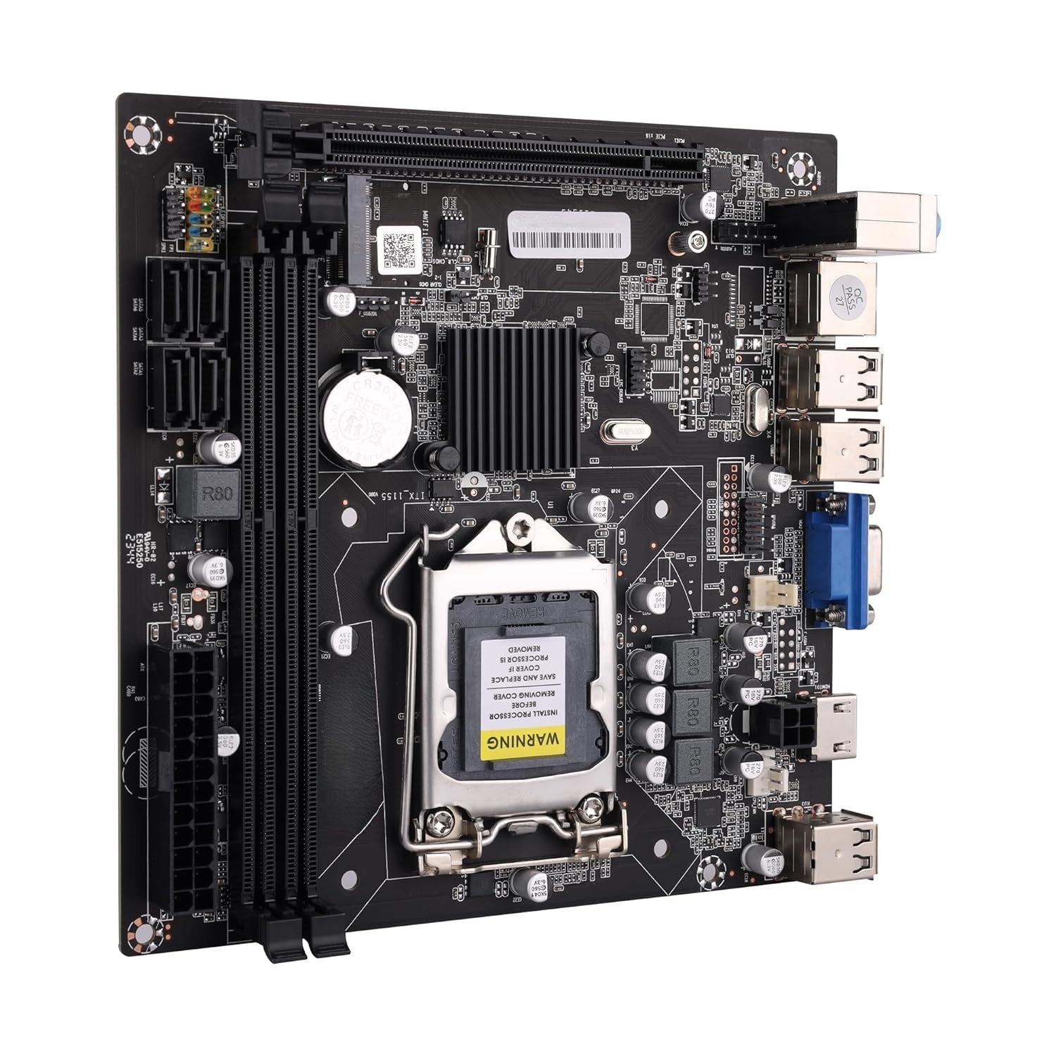 H61 Motherboard Combo with ATX i3 3rd Gen 3.0GHz Processor, 8GB DDR3 RAM, Free CPU Fan, High Performance Desktop Upgrade Kit for Smooth Multitasking, 2 Year Warranty and Lifetime Technical Support